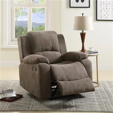 거실용 소형 가죽 리클라이너