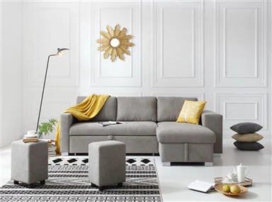 벨벳 풀아웃 침대